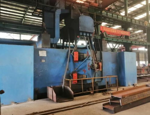 十五冶三公司金属结构厂抛丸机改造与移位圆满完成，优化装卸用金属带处理流程